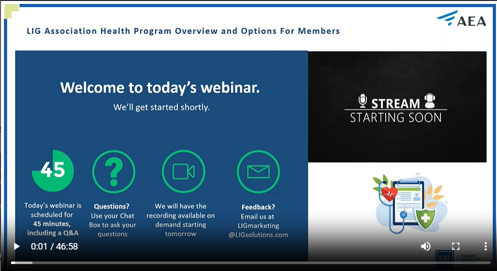 AEA webinar screenshot
