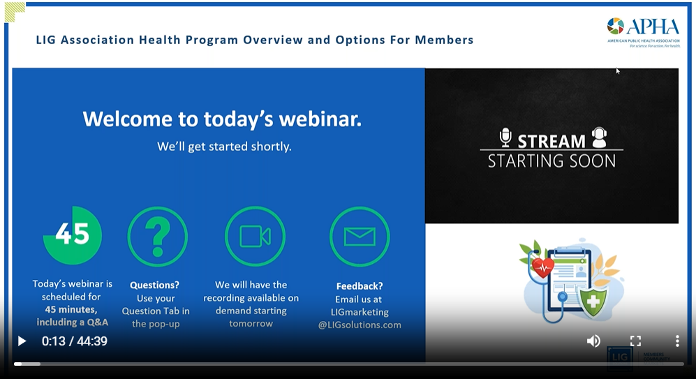 APHA video